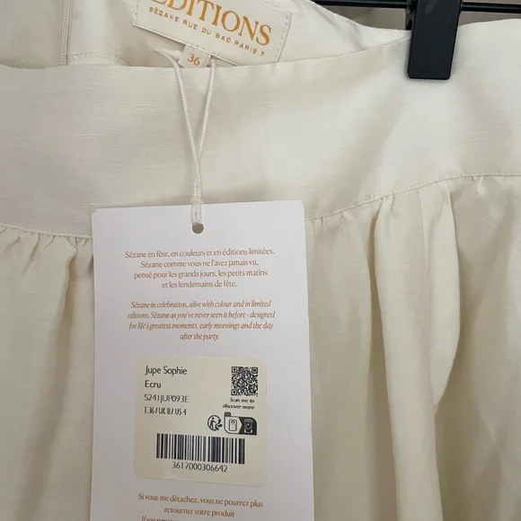 Sezane Editions Sophie Skirt - Picture 3 of 5